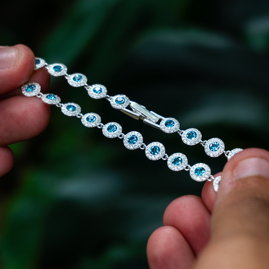 Pulseira Swarovski Prata 925