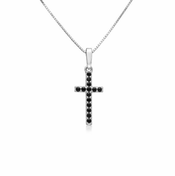 Colar Njr Black Prata 925