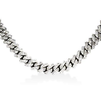 Corrente Ice Cuban Chain Prata