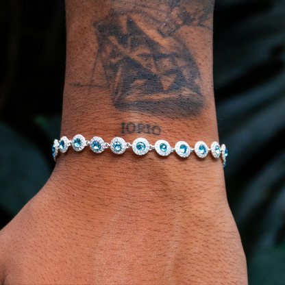 Pulseira Swarovski Prata 925